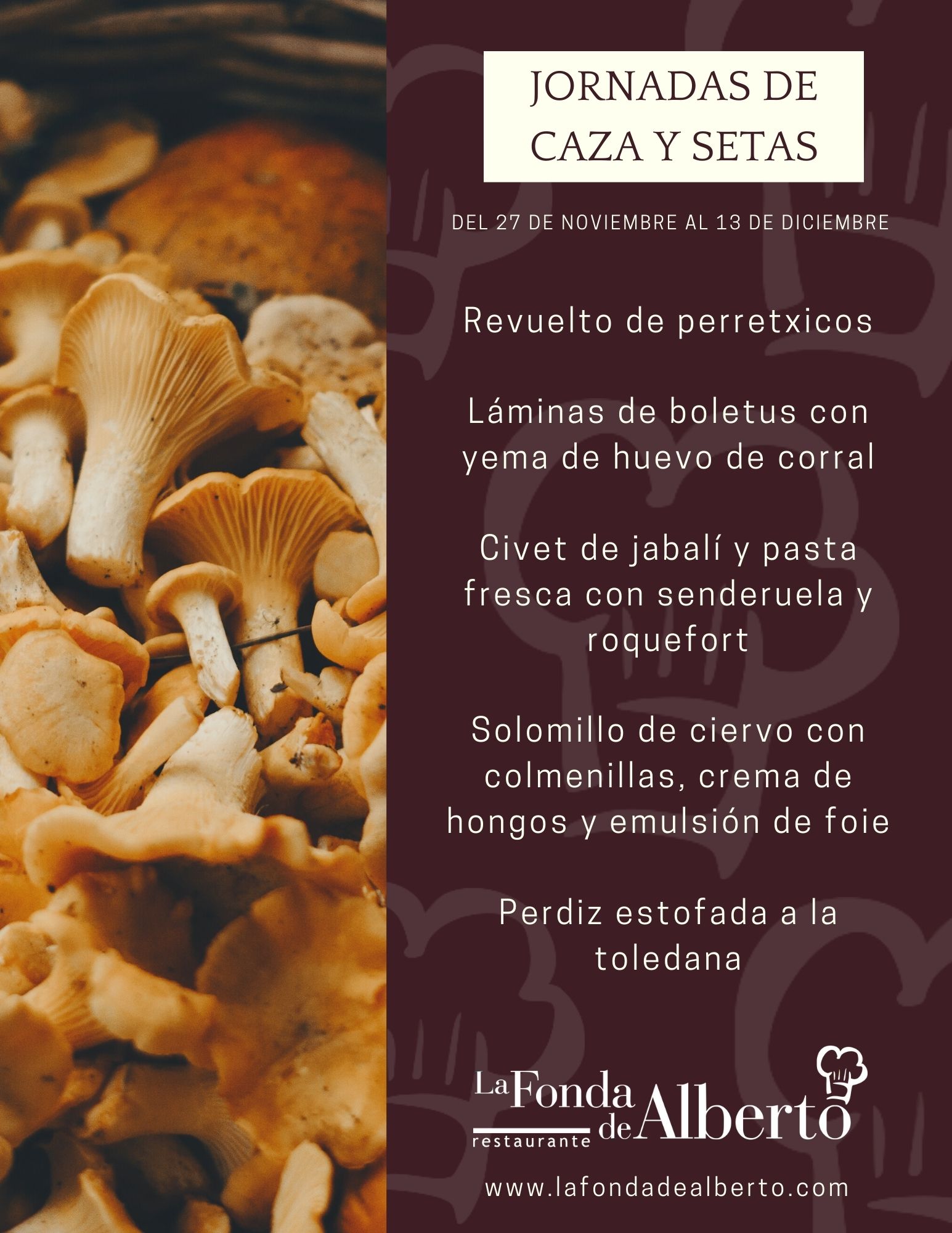 Jornadas de Caza y Setas