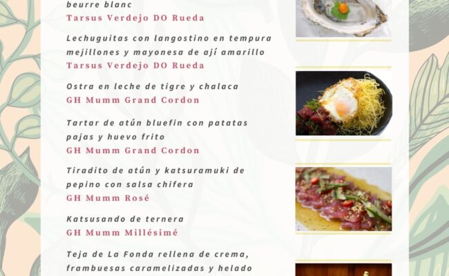 Cena Menú Degustación con Abel Mora y Javier Martínez