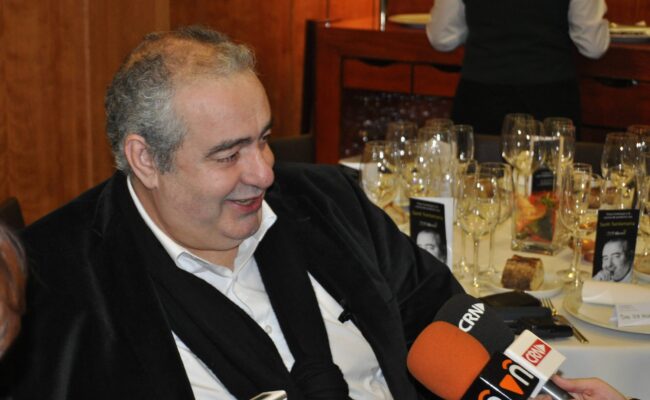 Cena con Santi Santamaria y el equipo de Santceloni