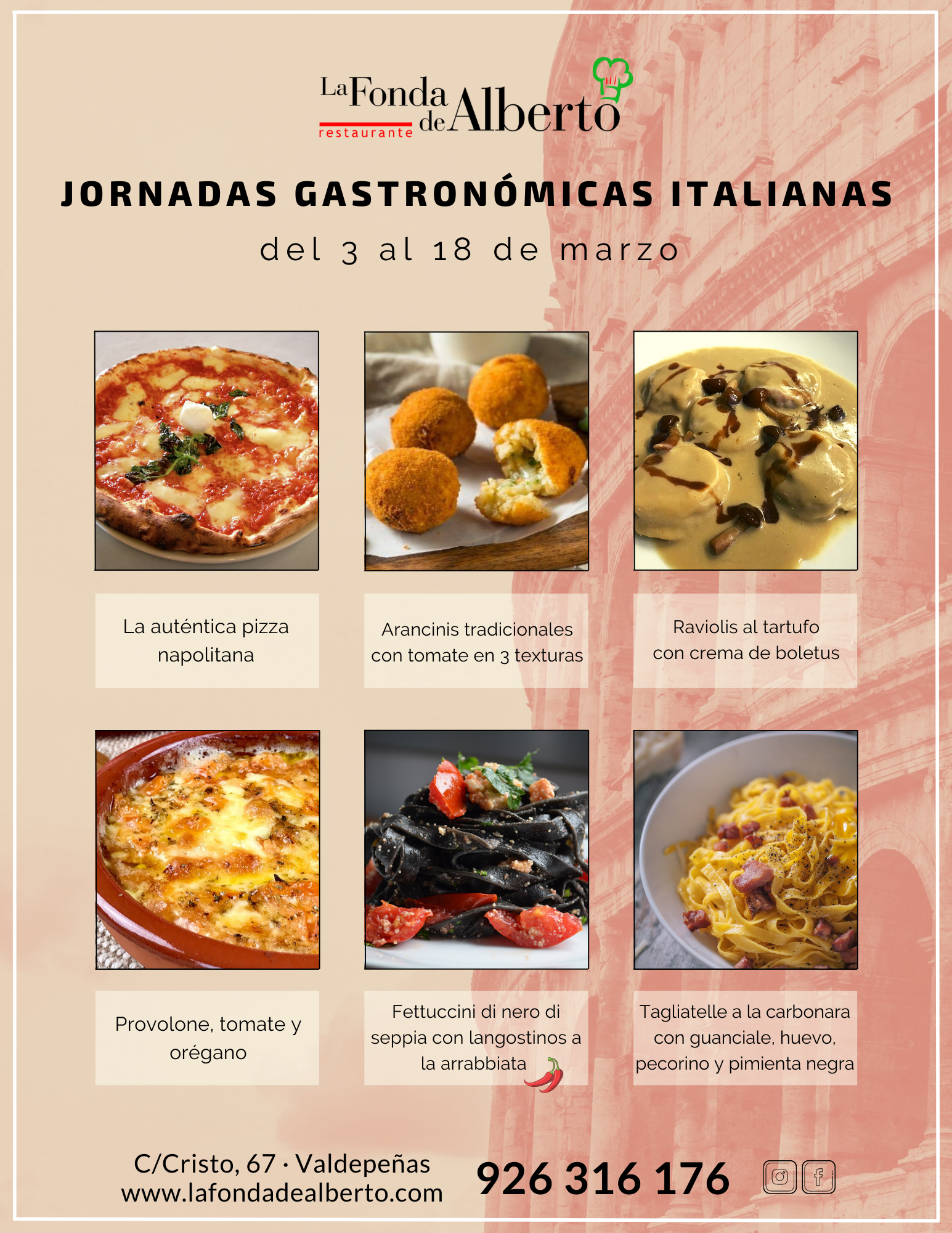 Jornadas Gastronómicas Italianas
