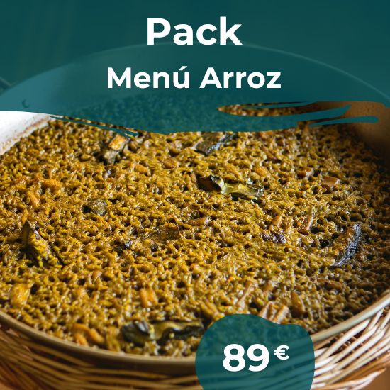 Pack menú arroz - tienda